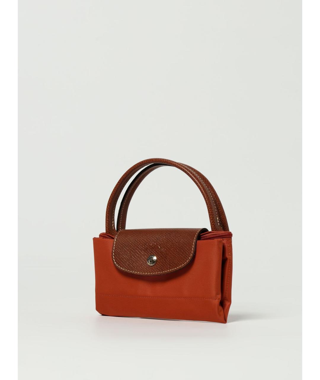 LONGCHAMP Оранжевая сумка тоут, фото 4