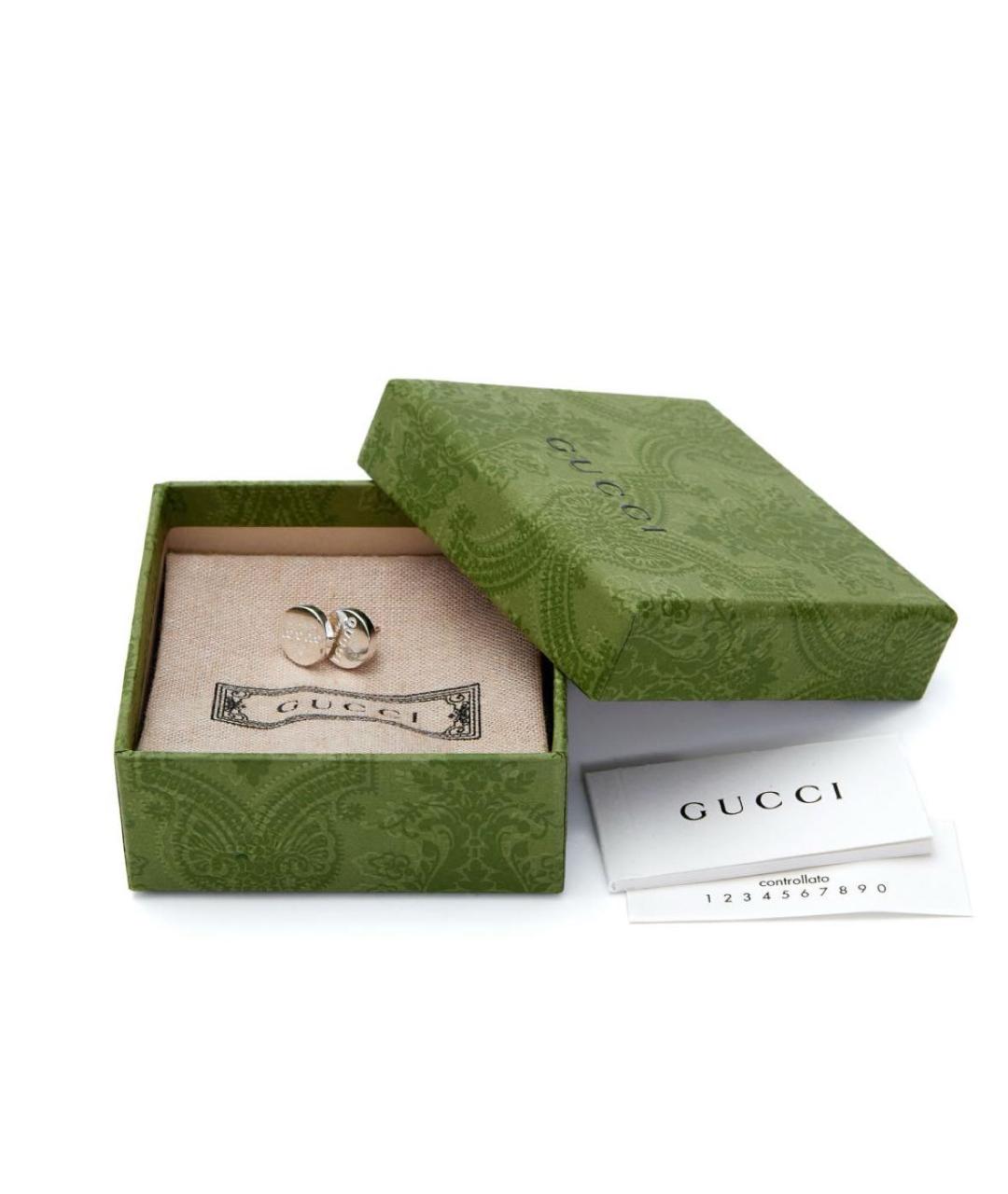 GUCCI Серебряные серебряные серьги, фото 5