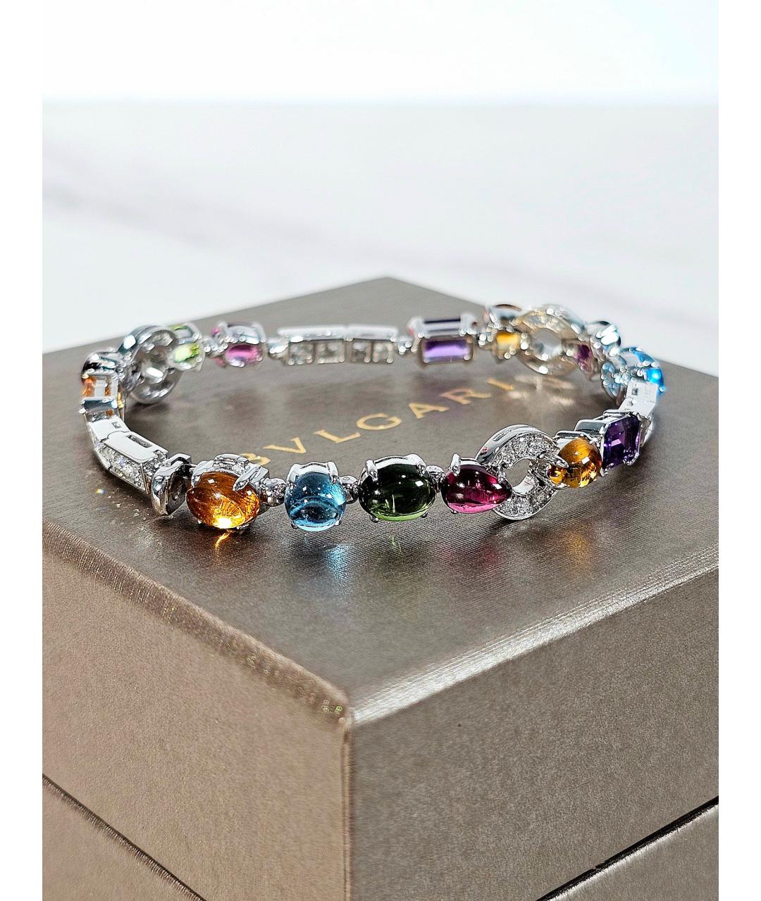 BVLGARI Серебрянный браслет из белого золота, фото 3