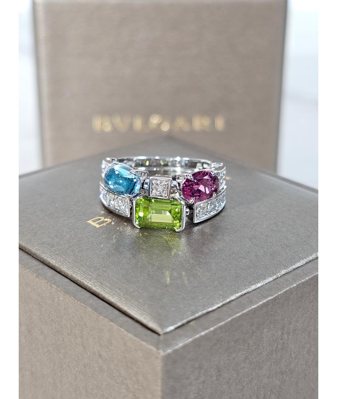 BVLGARI Серебряное кольцо из белого золота, фото 2