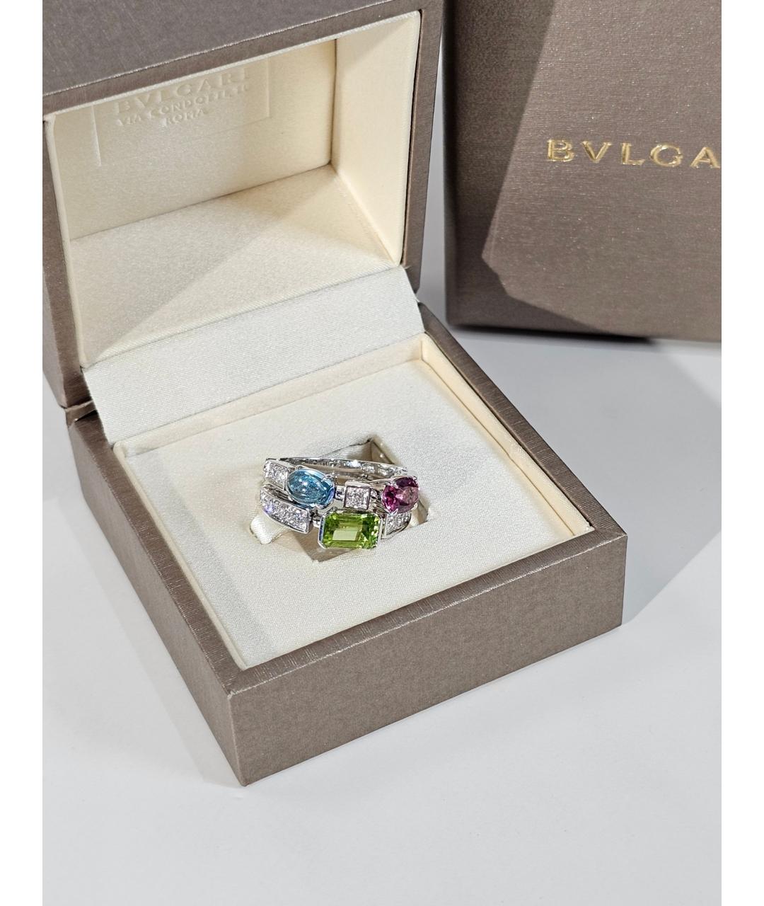 BVLGARI Серебряное кольцо из белого золота, фото 3
