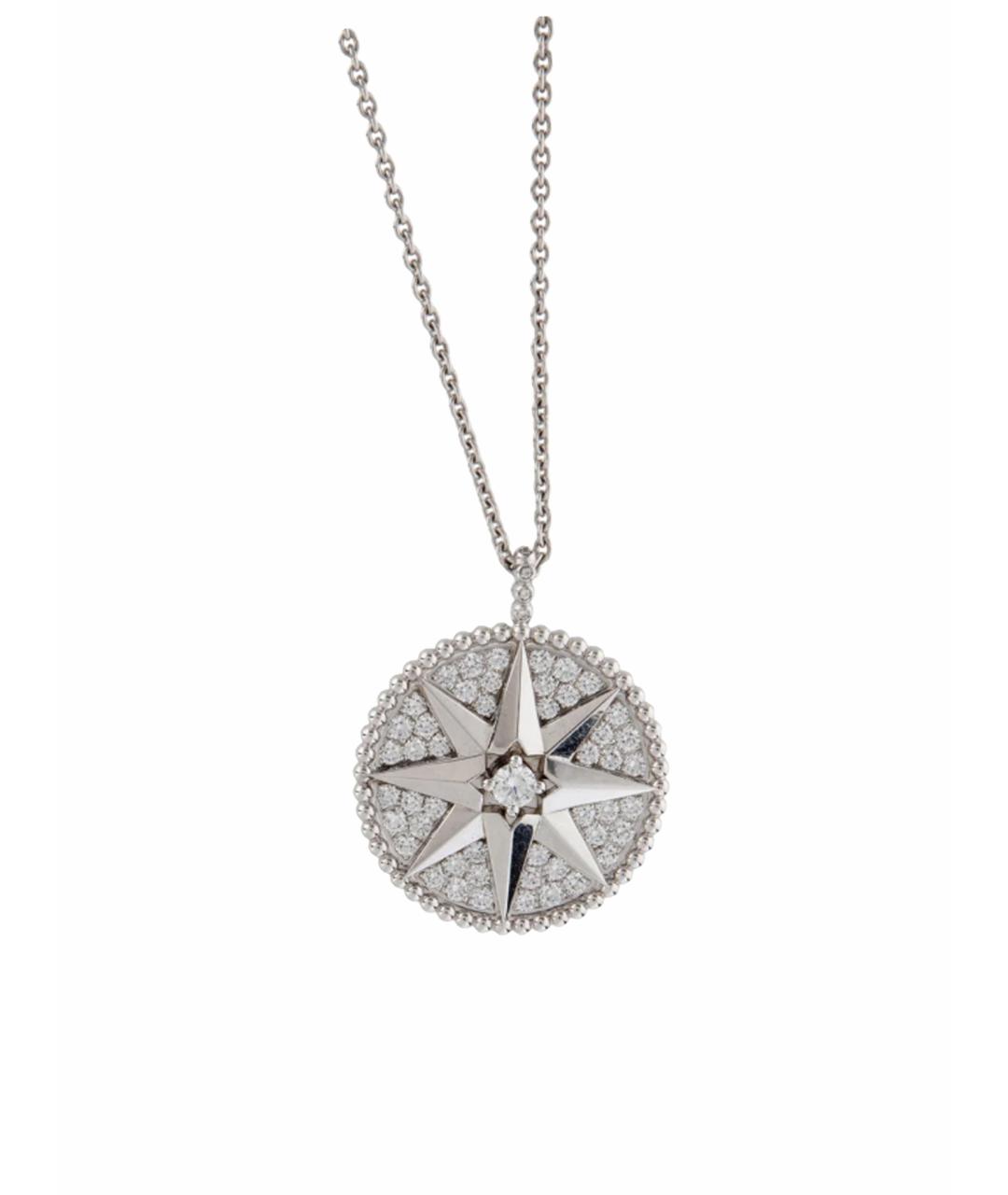 CHRISTIAN DIOR Серебряное колье из белого золота, фото 1