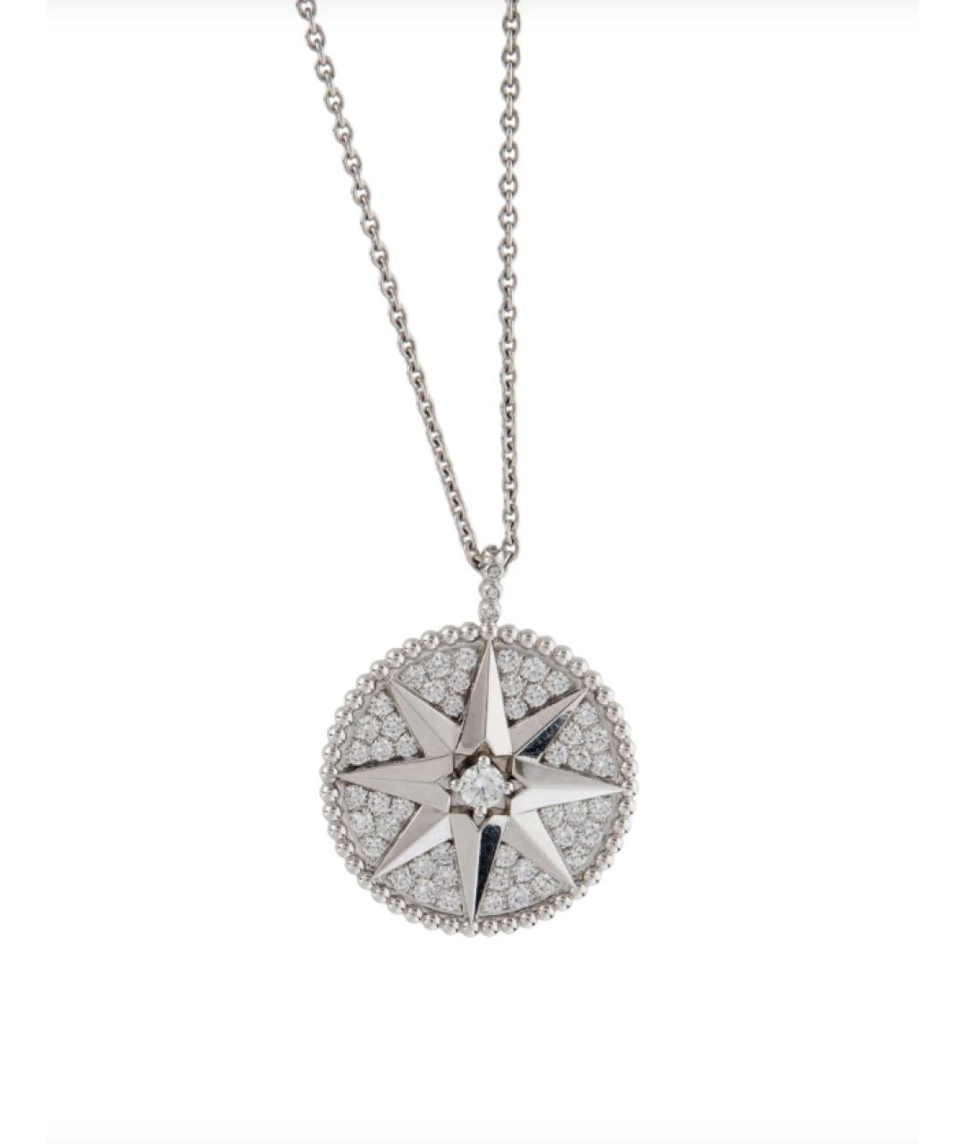 CHRISTIAN DIOR Серебряное колье из белого золота, фото 6