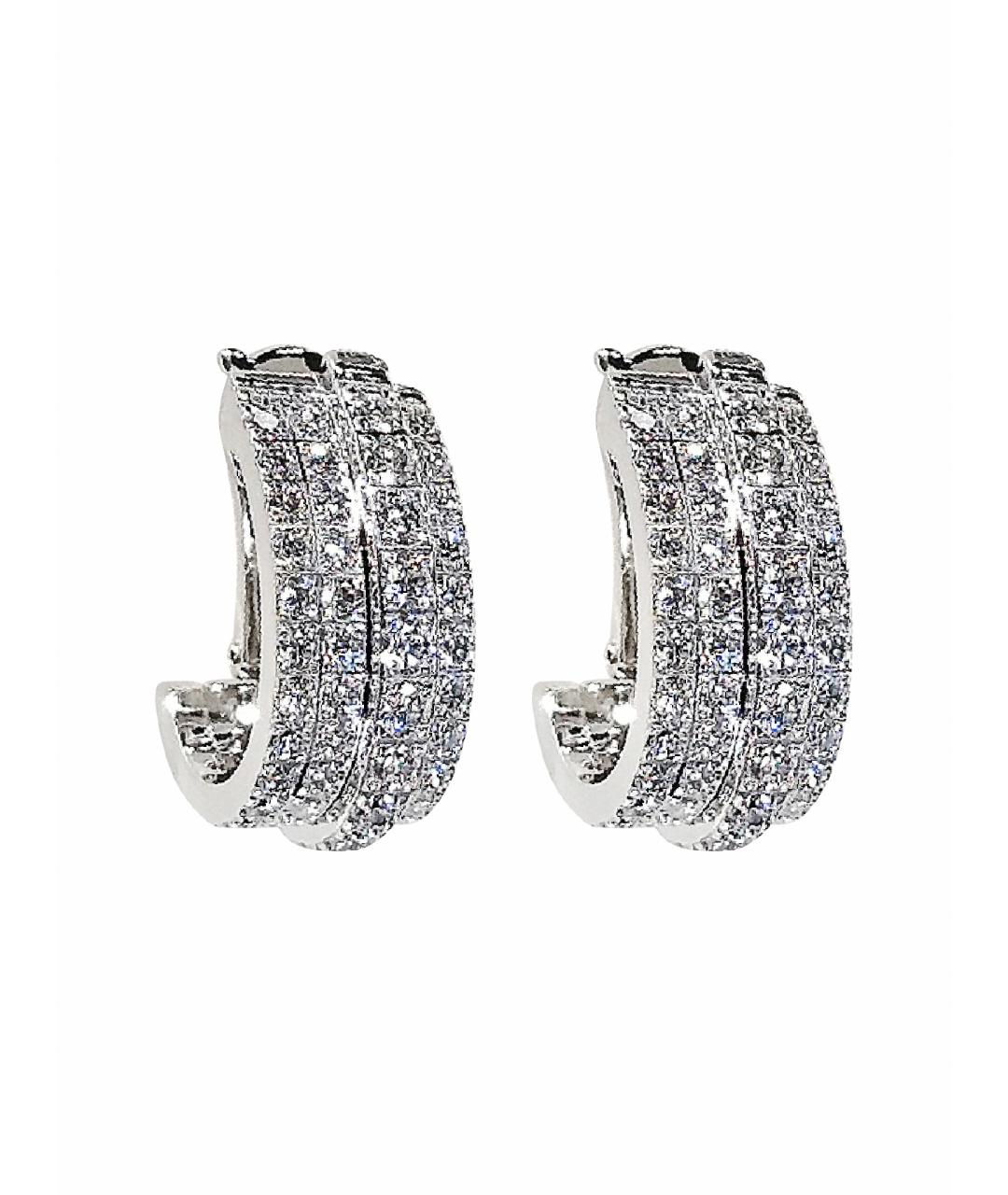 PIAGET Серебряные серьги из белого золота, фото 1