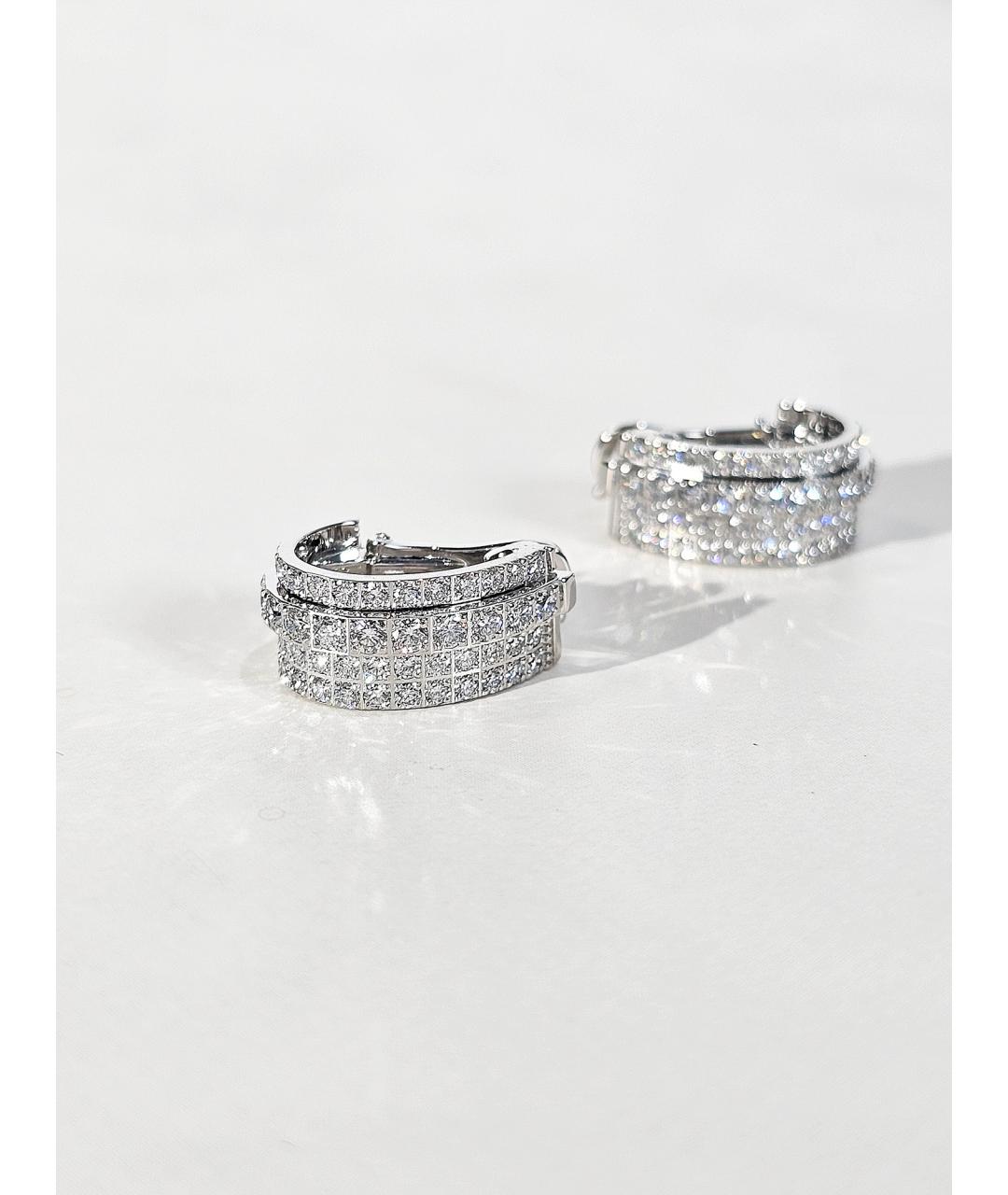 PIAGET Серебряные серьги из белого золота, фото 2