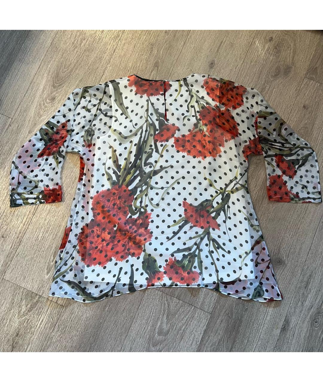 DOLCE&GABBANA Мульти шелковая блузы, фото 2