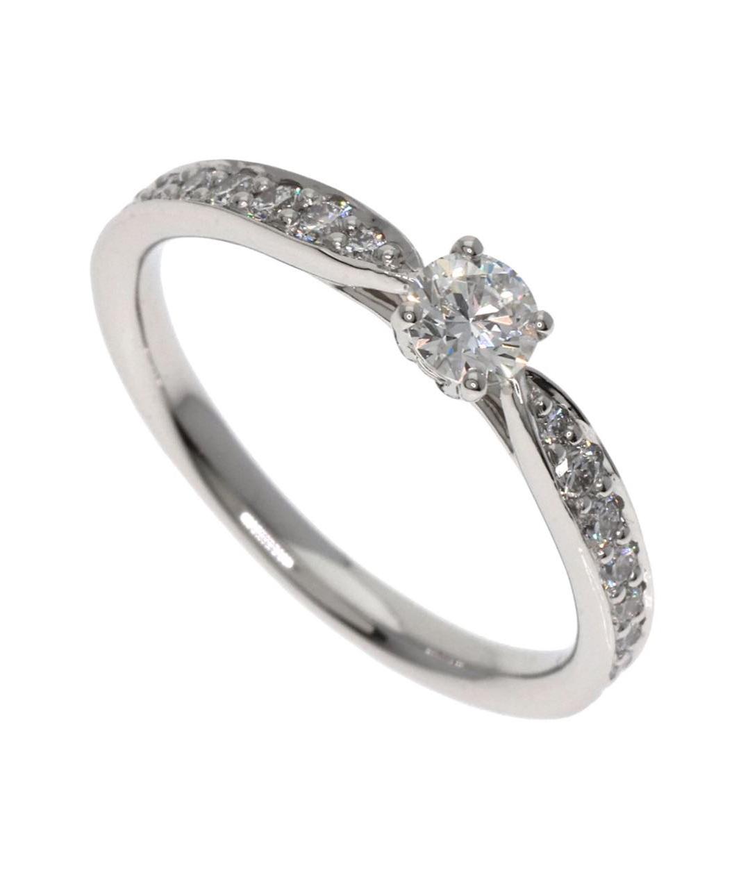 TIFFANY&CO Белое платиновое кольцо, фото 1