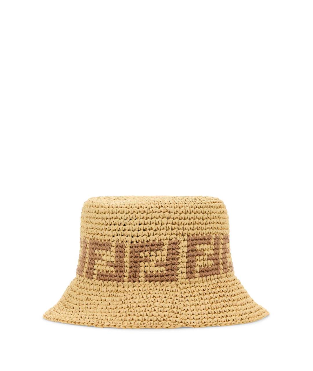 FENDI Бежевая шляпа, фото 3