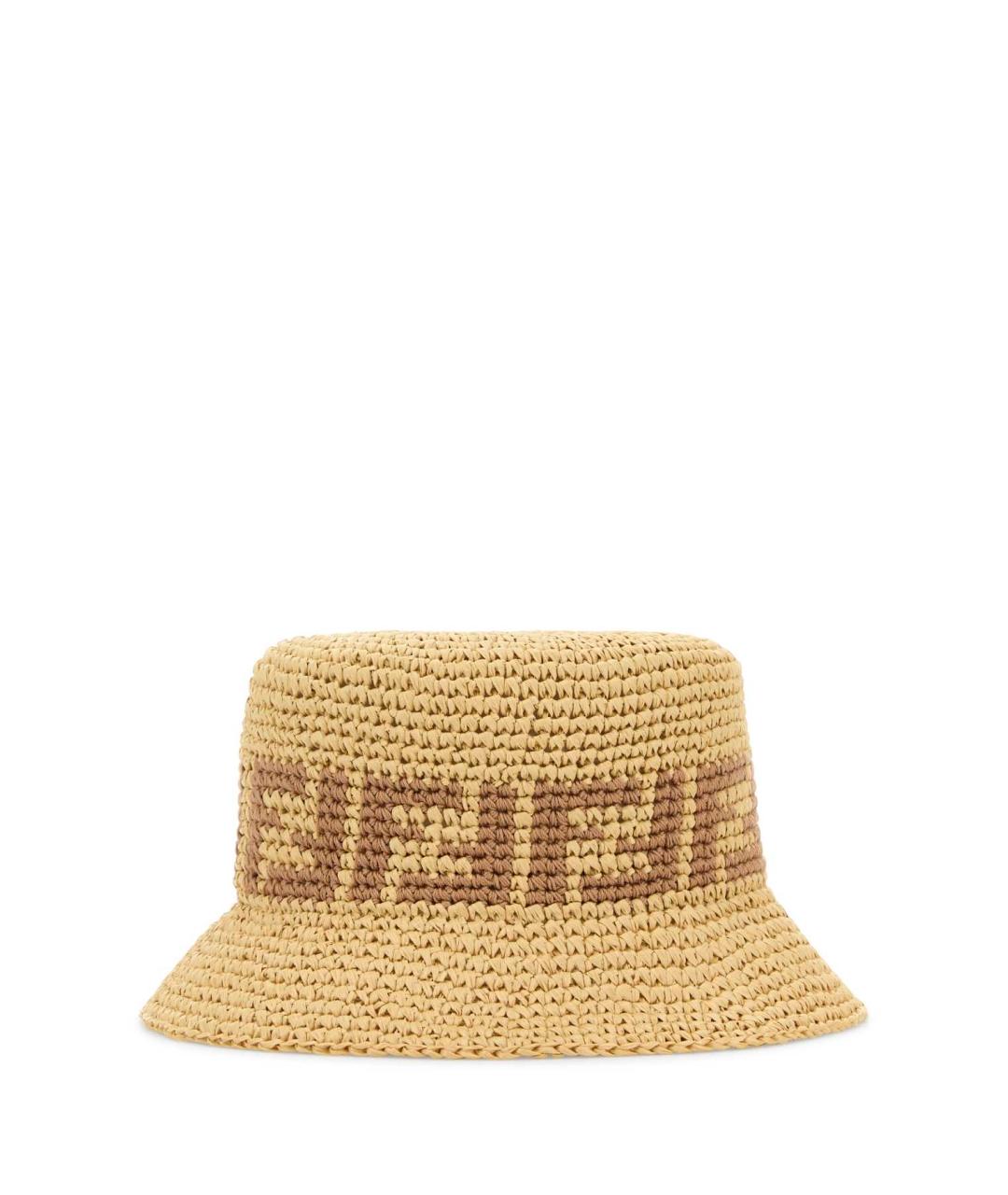 FENDI Бежевая шляпа, фото 2