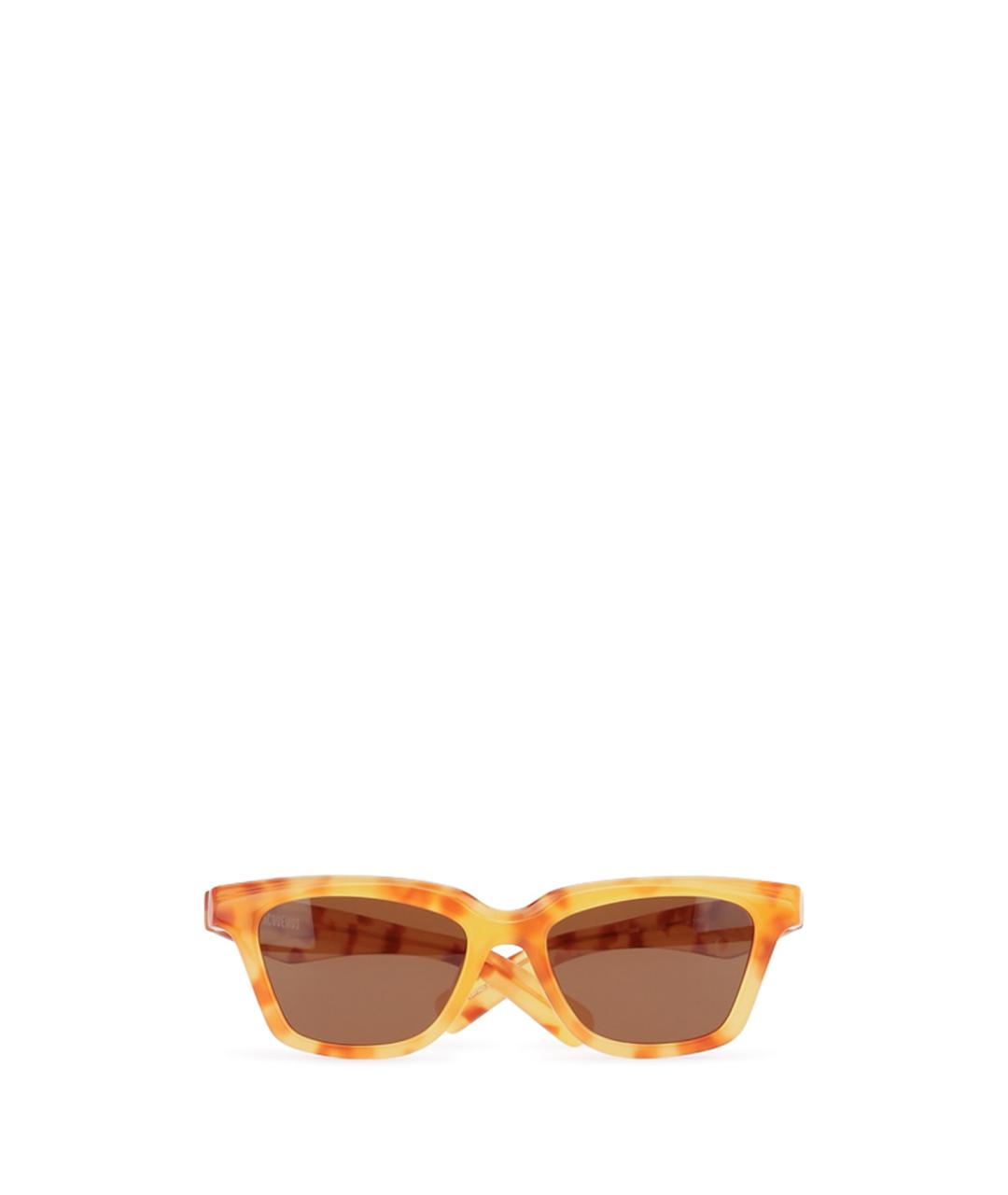 JACQUEMUS Желтые солнцезащитные очки, фото 2