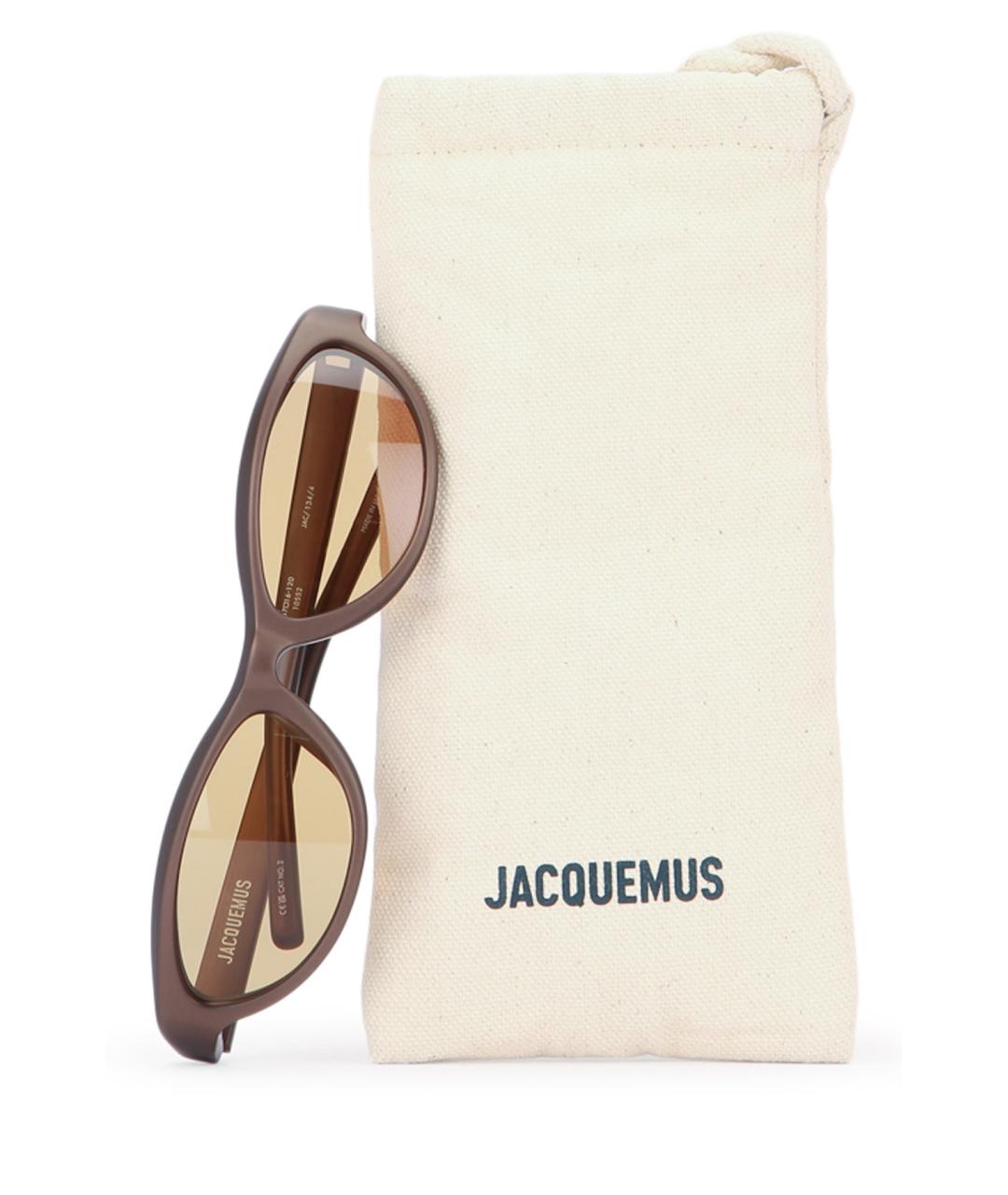 JACQUEMUS Коричневые солнцезащитные очки, фото 3
