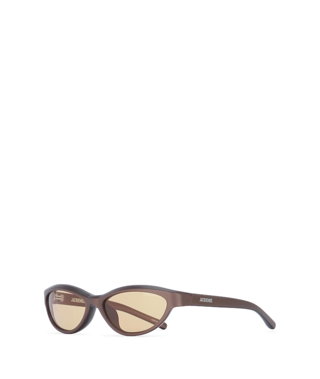 JACQUEMUS Коричневые солнцезащитные очки, фото 1