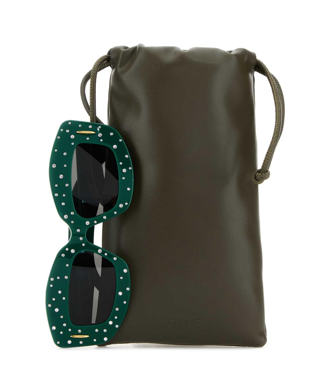 LOEWE Зеленые солнцезащитные очки, фото 3