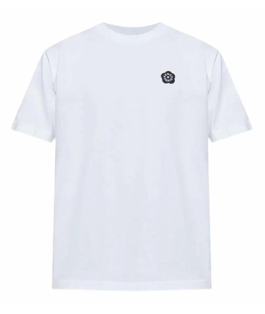KENZO Белая хлопковая футболка, фото 1