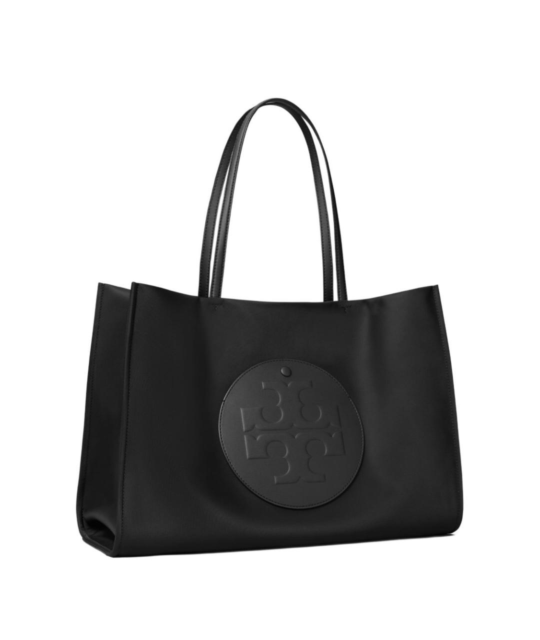 TORY BURCH Черная синтетическая сумка тоут, фото 2