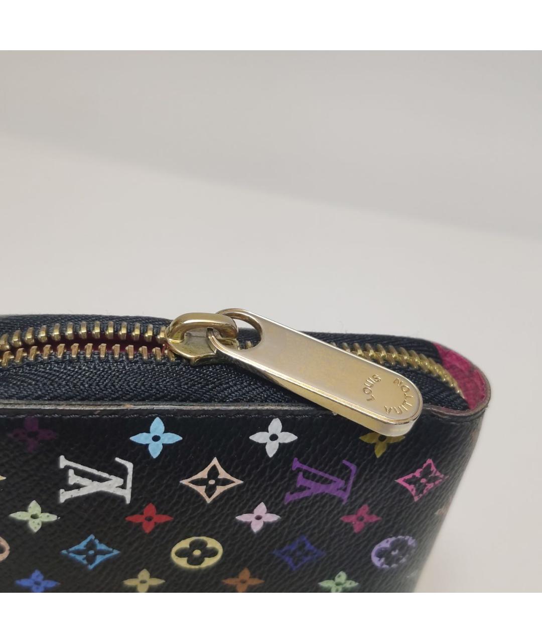 LOUIS VUITTON Черный кошелек, фото 7