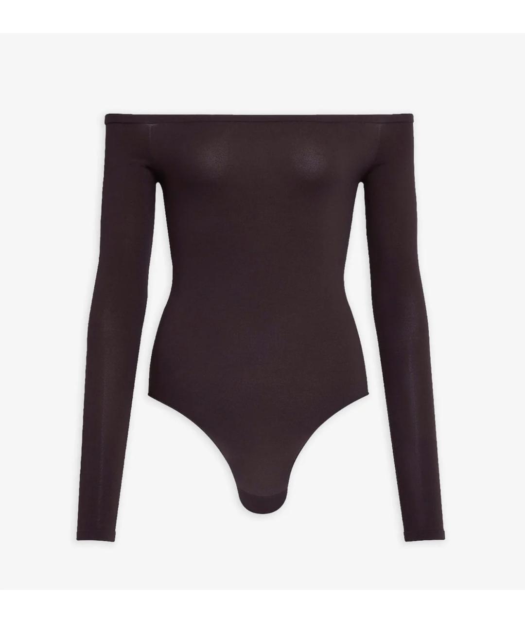 ALAIA Коричневое вискозное боди, фото 3