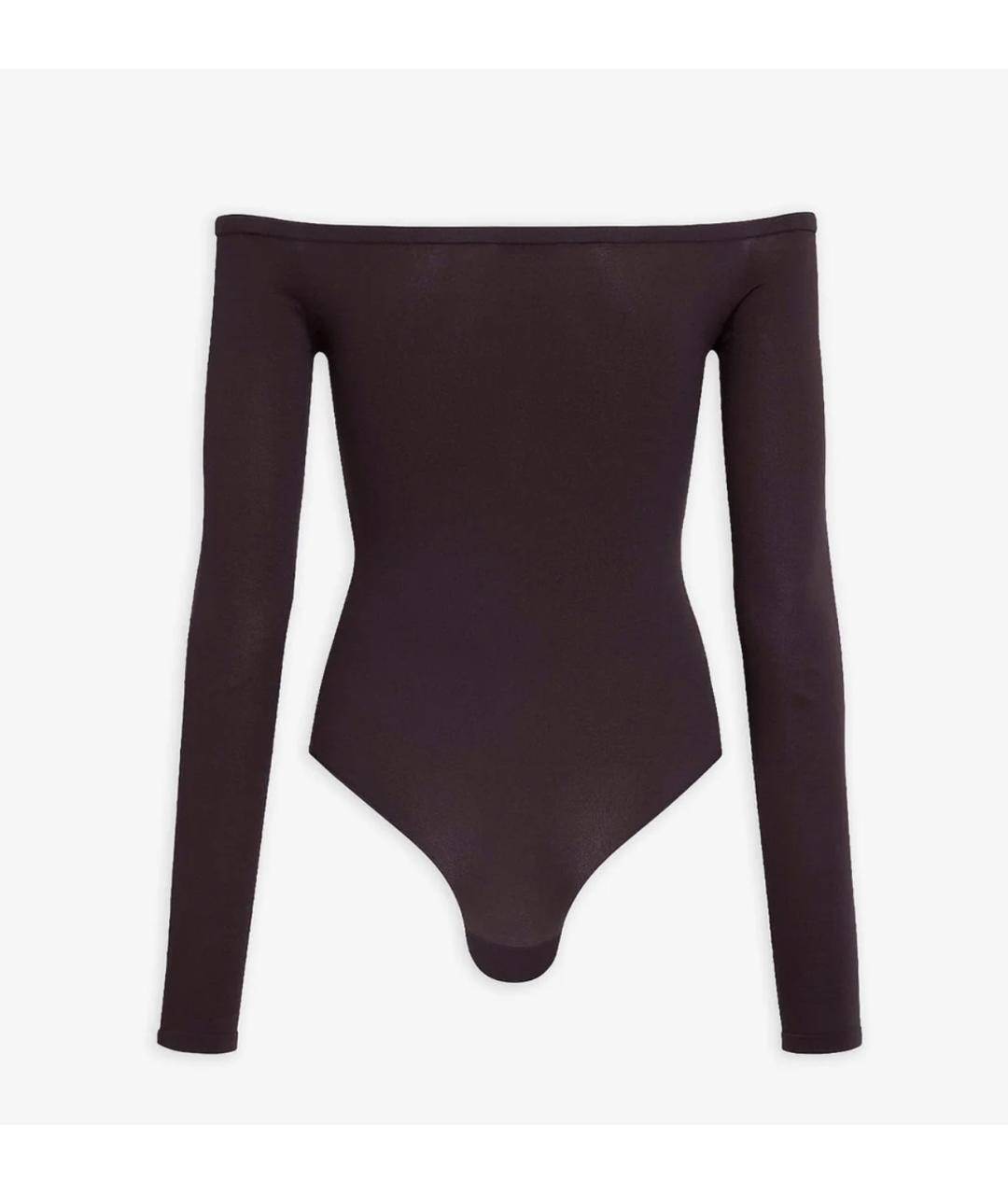 ALAIA Коричневое вискозное боди, фото 2