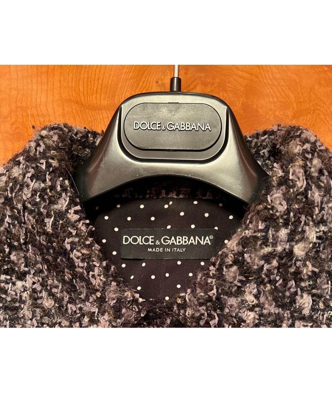 DOLCE&GABBANA Коричневый кашемировый жакет/пиджак, фото 3