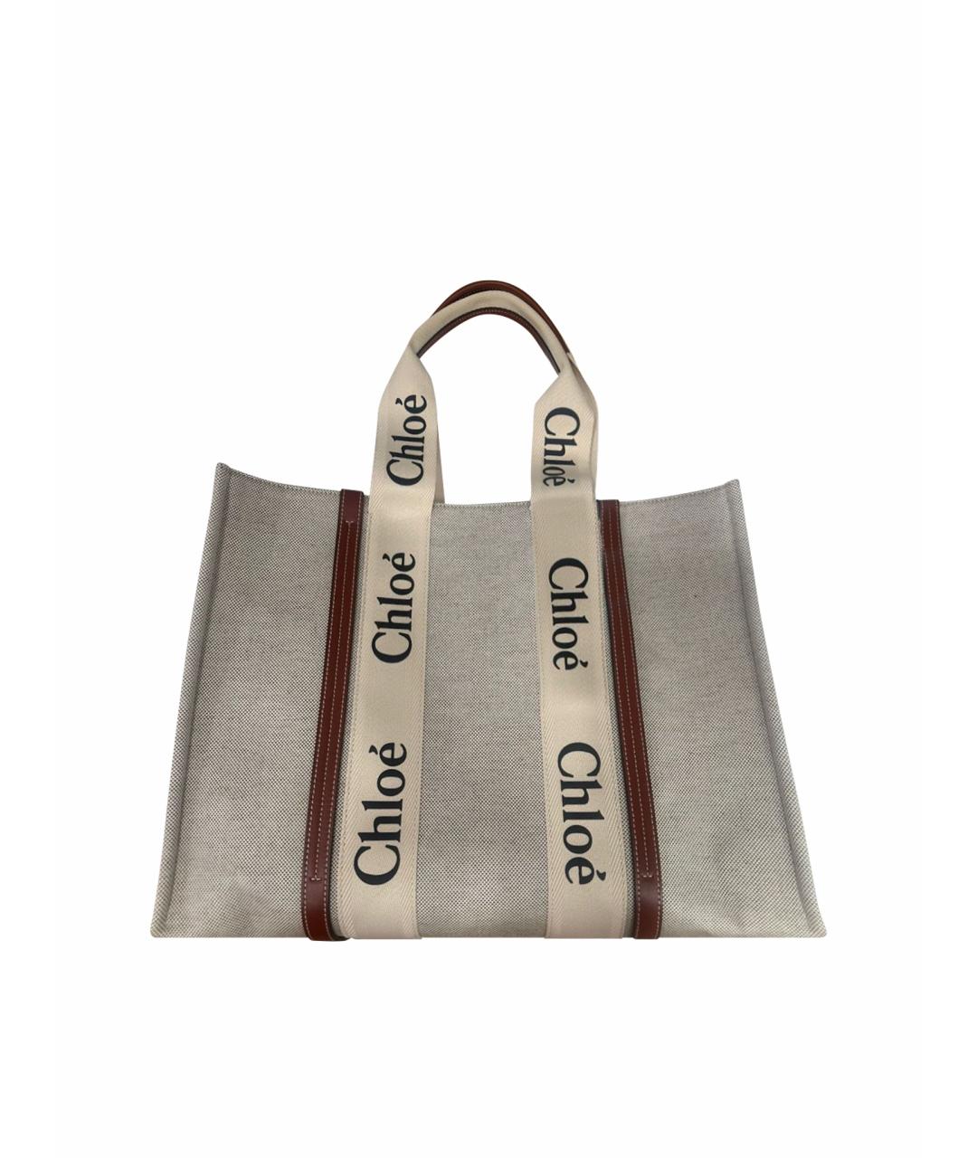 CHLOE Бежевая сумка тоут, фото 1