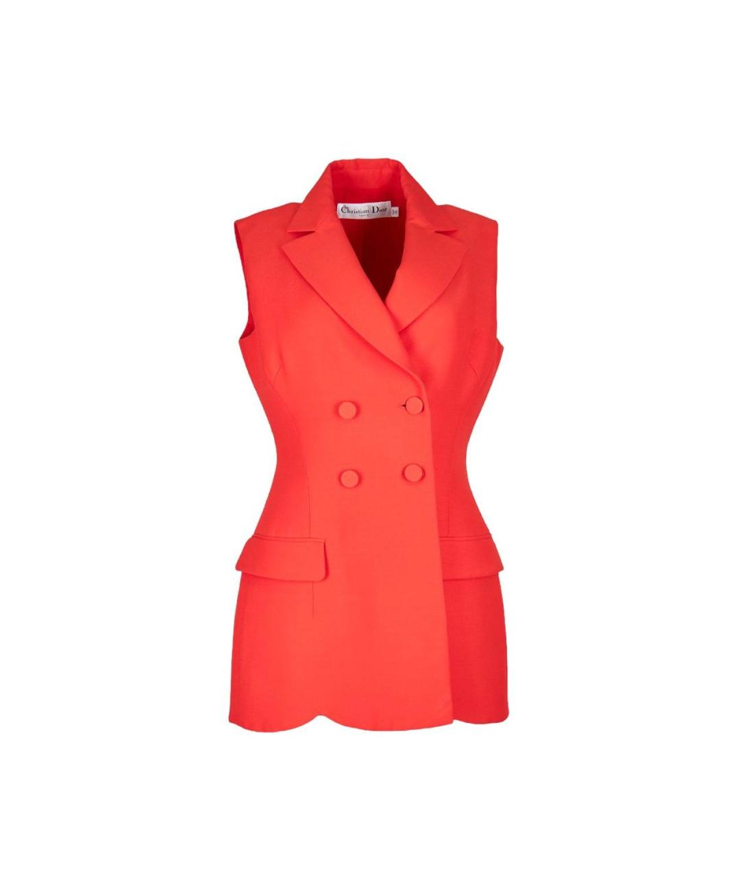 CHRISTIAN DIOR Красный жилет, фото 1