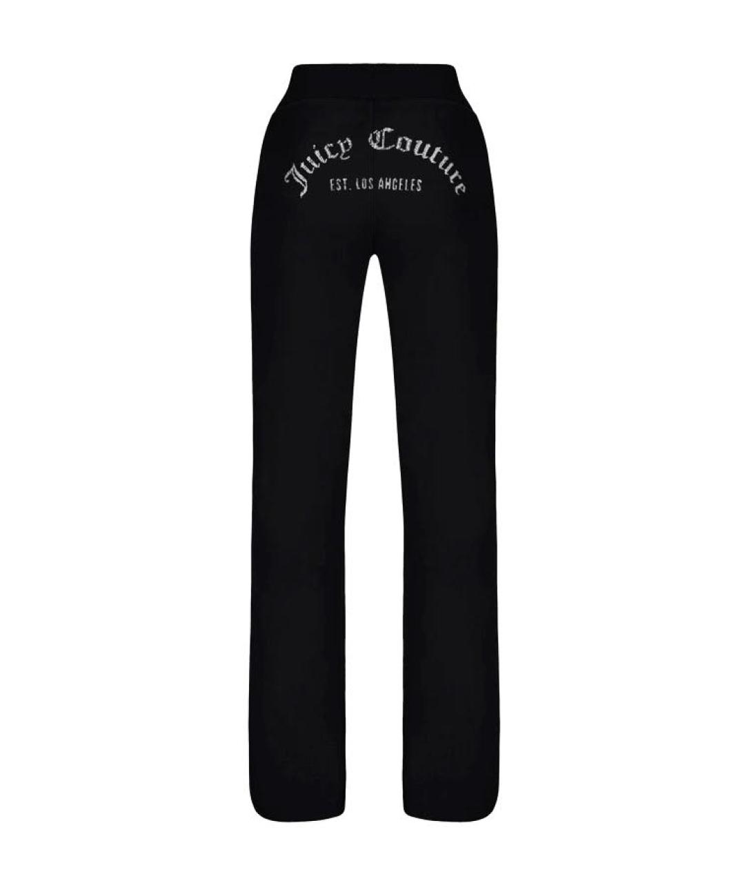 JUICY COUTURE Черные велюровые спортивные брюки и шорты, фото 2