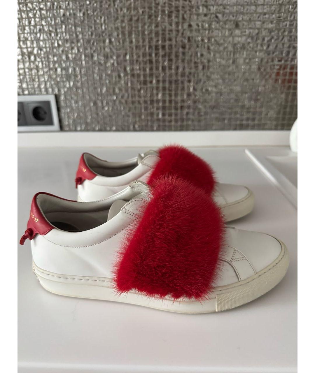 GIVENCHY Белые кожаные кеды, фото 8
