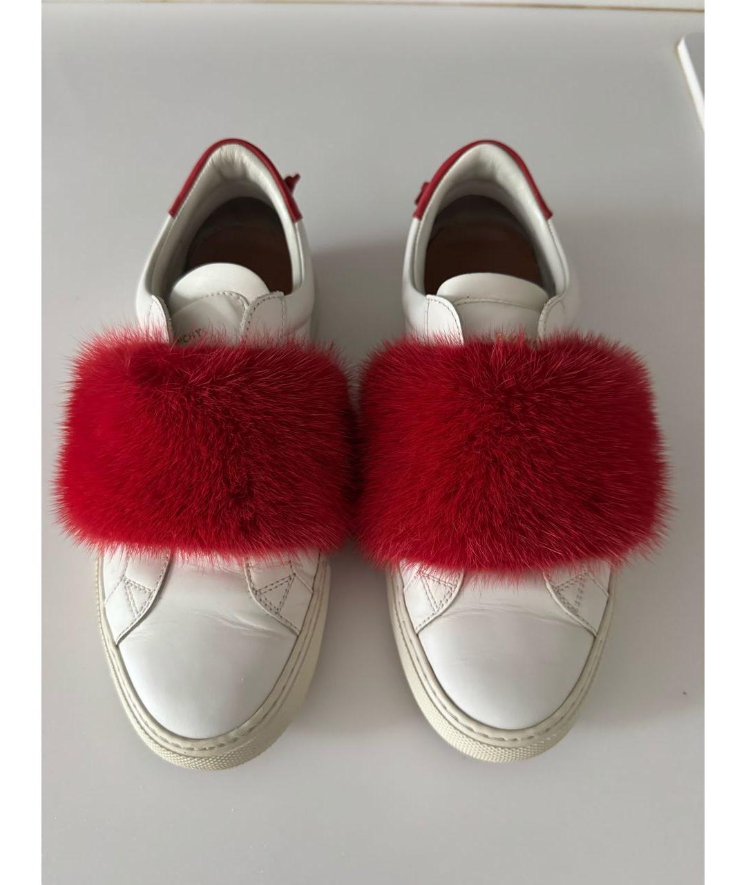 GIVENCHY Белые кожаные кеды, фото 2