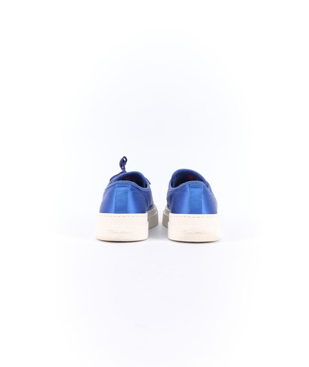 SANTONI Синие текстильные кеды, фото 4