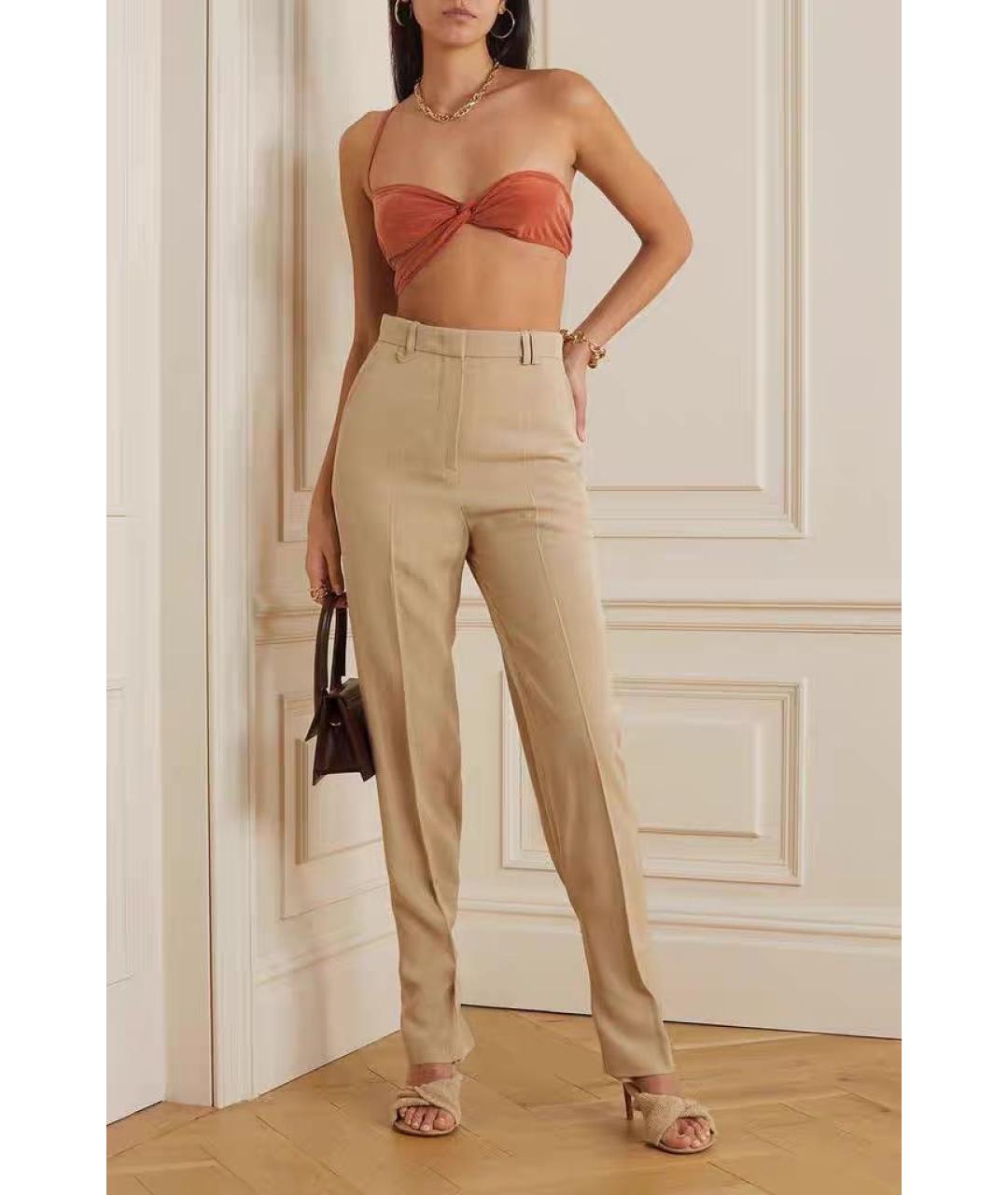JACQUEMUS Коричневая майка, фото 7
