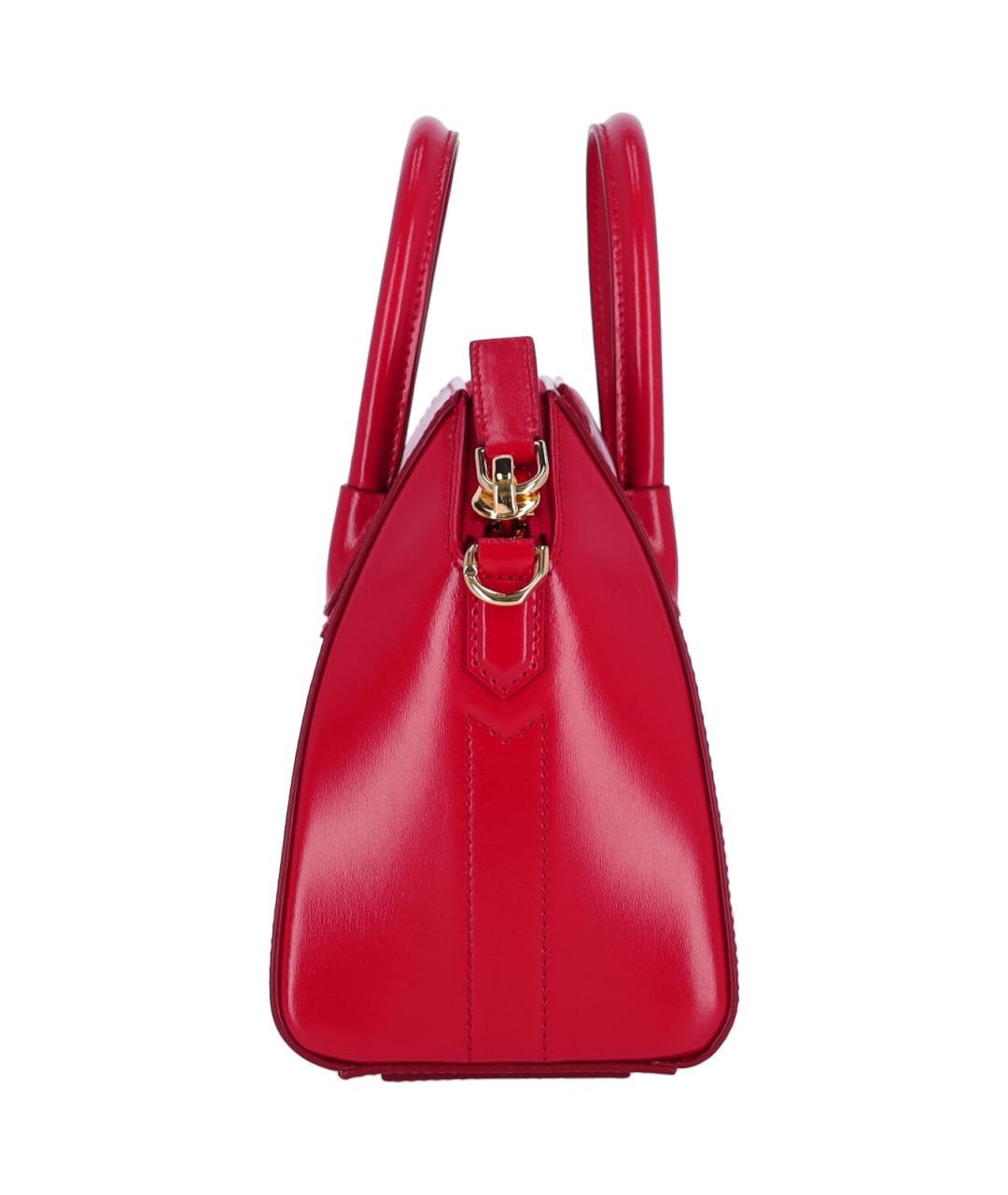 GIVENCHY Красная кожаная сумка тоут, фото 5