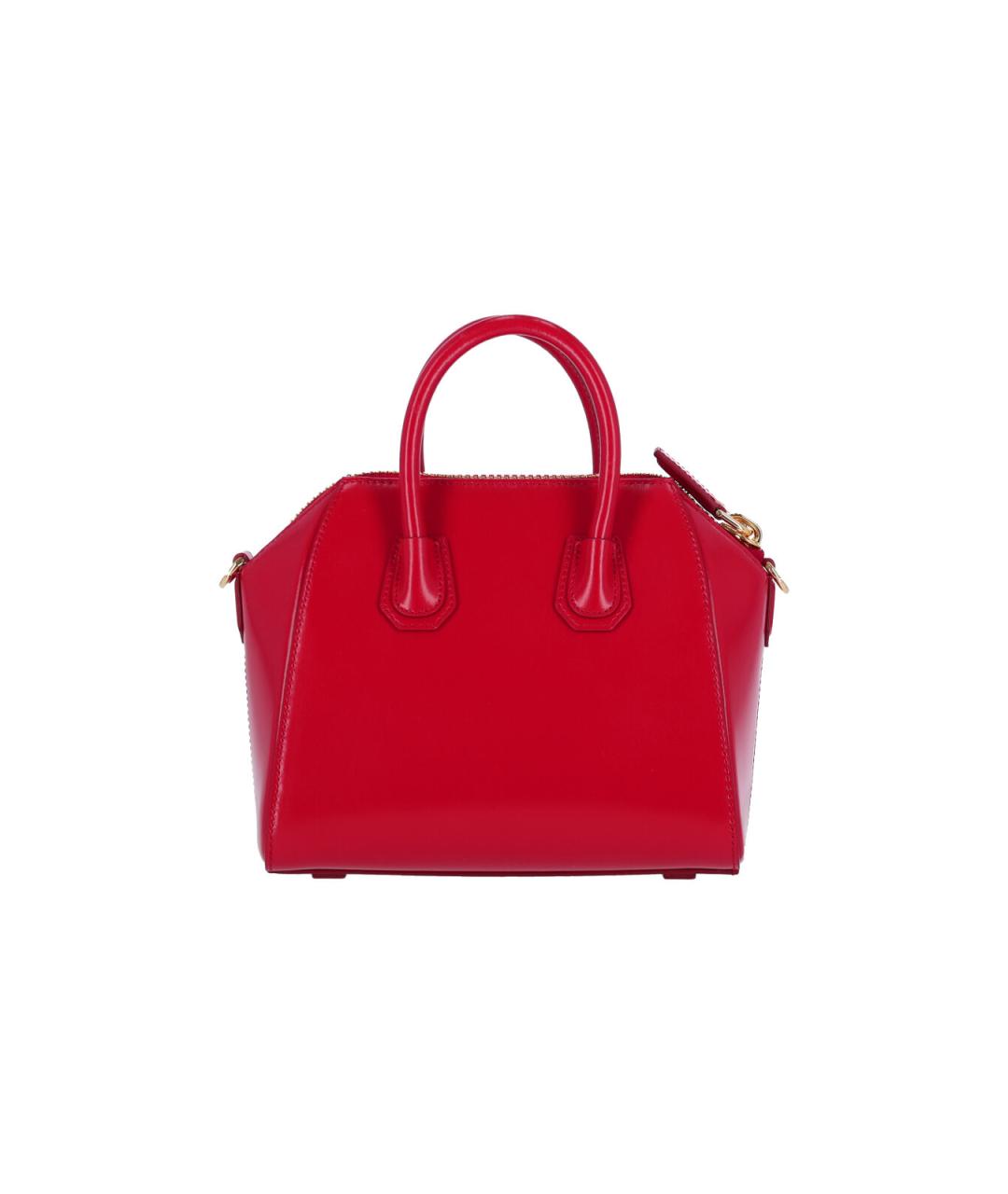 GIVENCHY Красная кожаная сумка тоут, фото 3