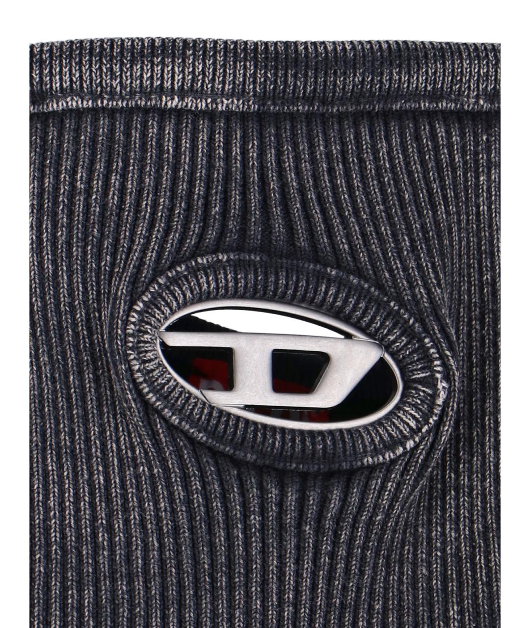 DIESEL Черная хлопковая майка, фото 3