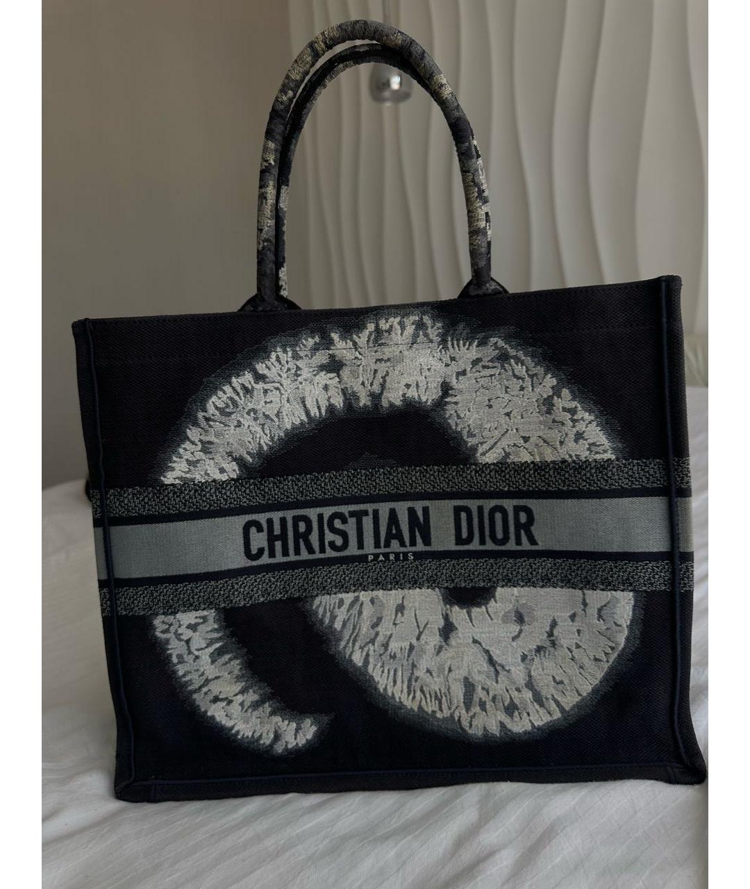 CHRISTIAN DIOR Синяя пляжная сумка, фото 7