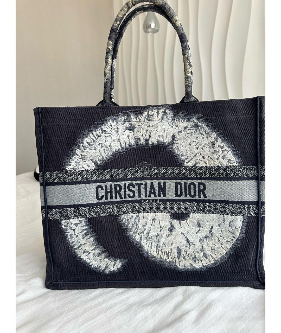 CHRISTIAN DIOR Синяя пляжная сумка, фото 8