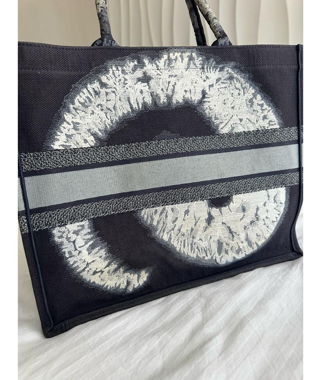 CHRISTIAN DIOR Синяя пляжная сумка, фото 3