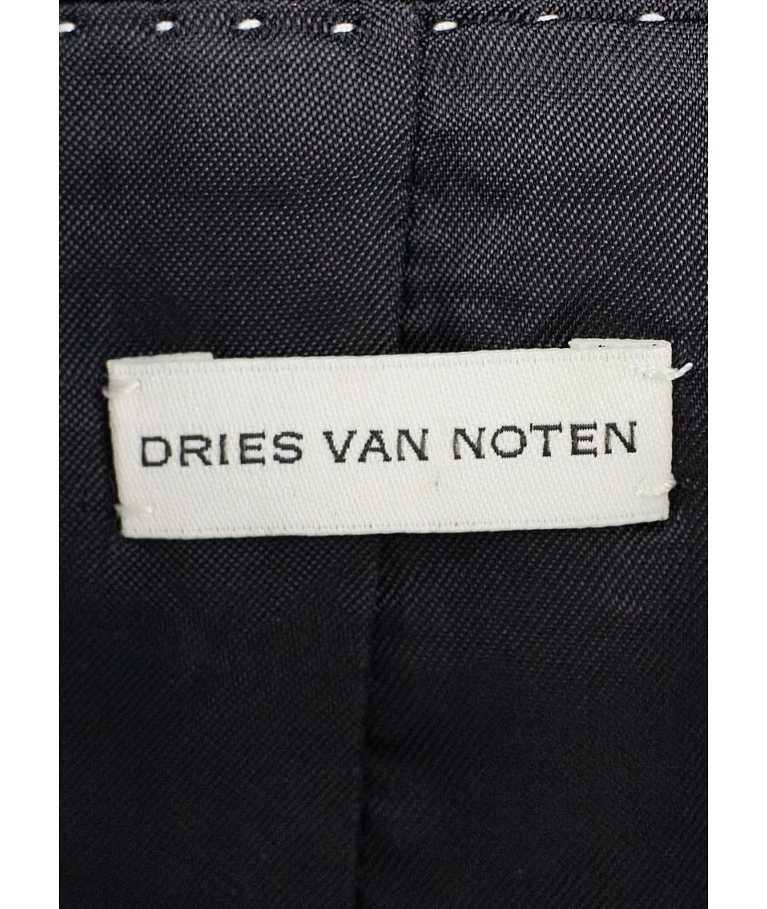 DRIES VAN NOTEN Темно-синий повседневный костюм, фото 4