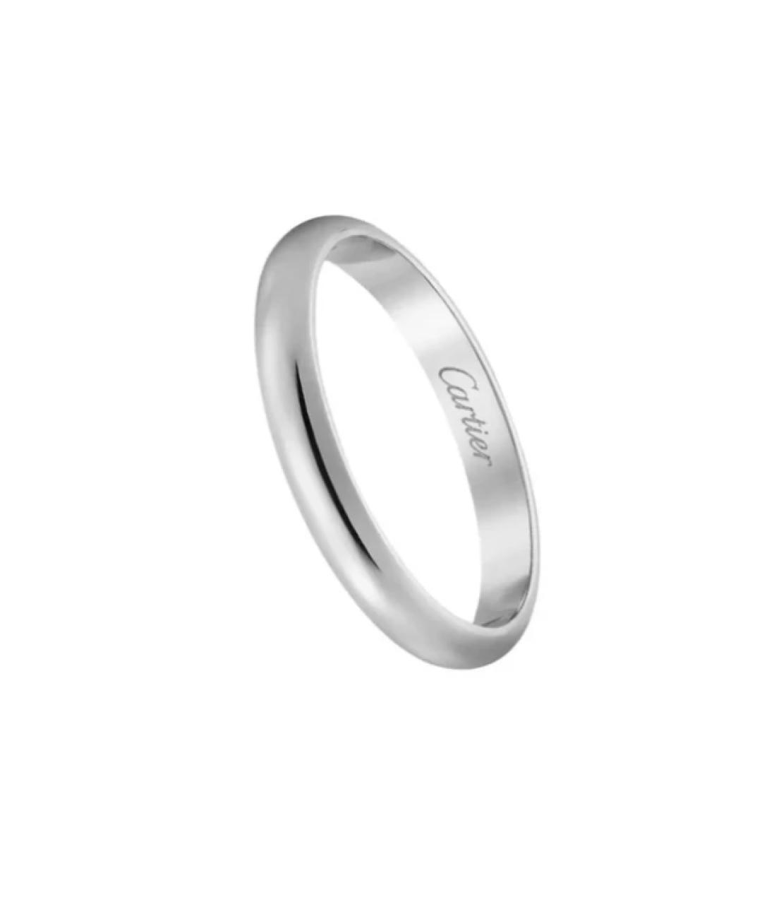 CARTIER Серебряное платиновое кольцо, фото 1