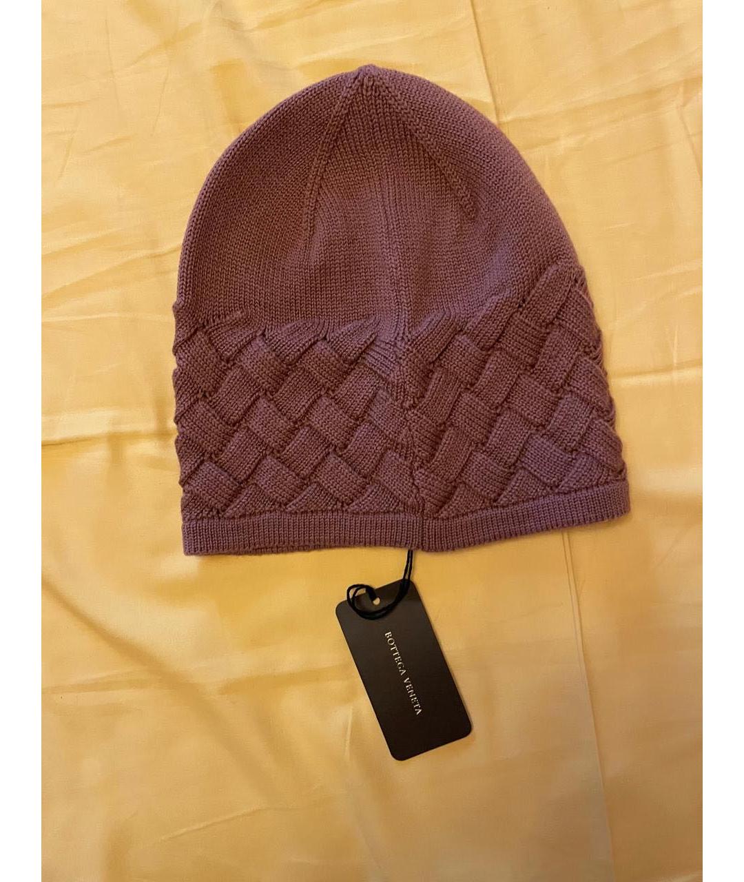 BOTTEGA VENETA Коричневая шерстяная шапка, фото 2