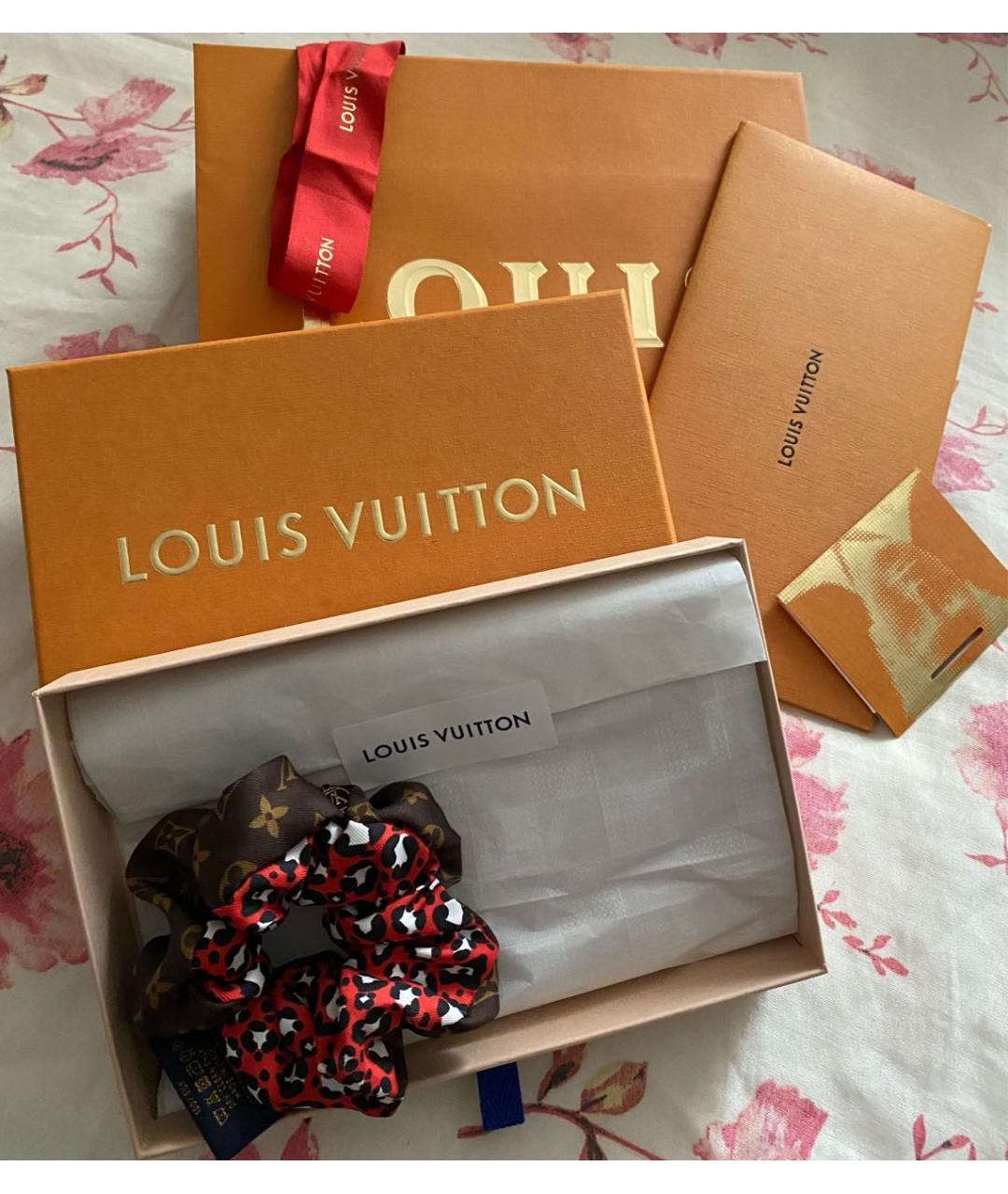 LOUIS VUITTON Коричневая резинка, фото 2