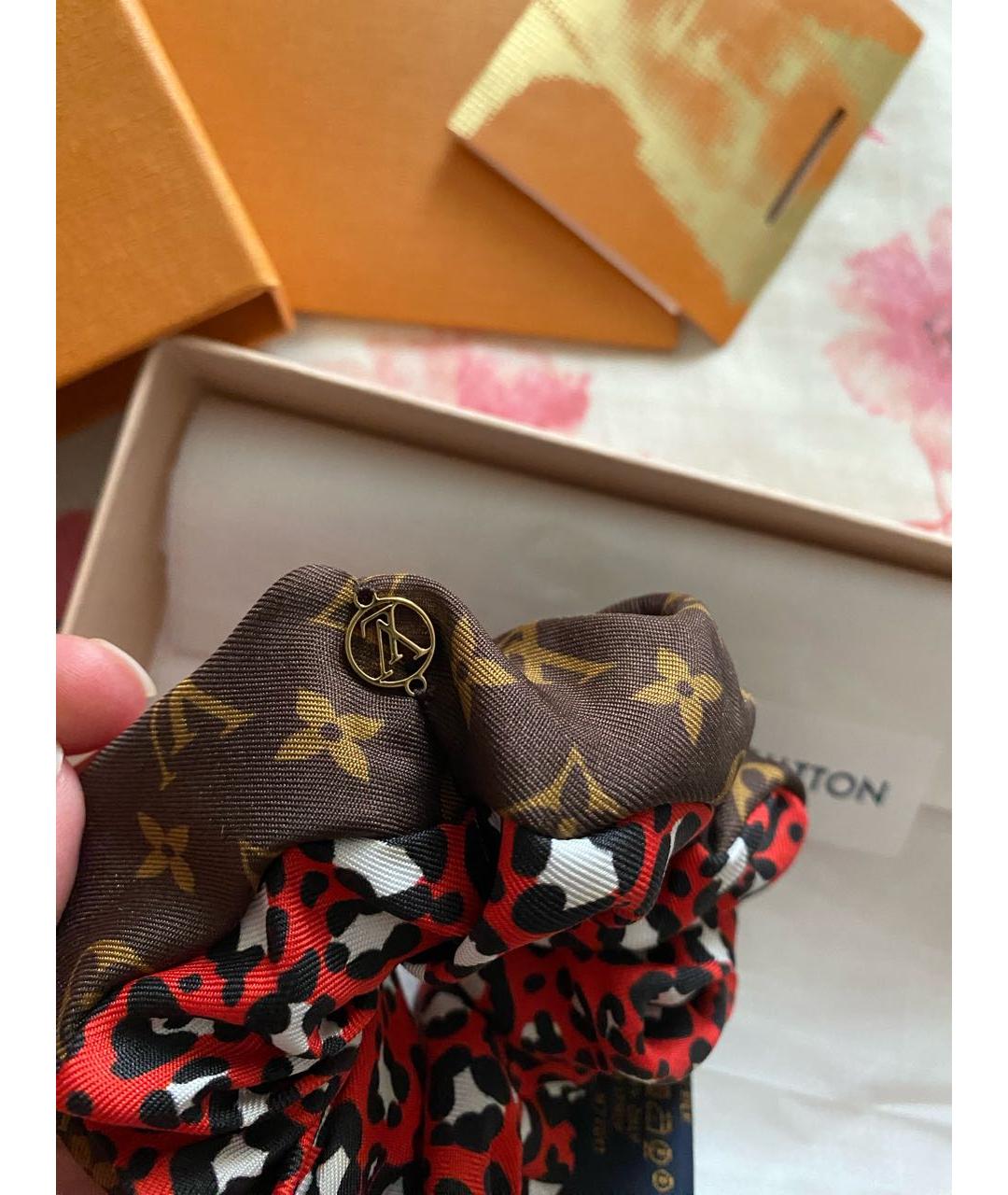 LOUIS VUITTON Коричневая резинка, фото 3