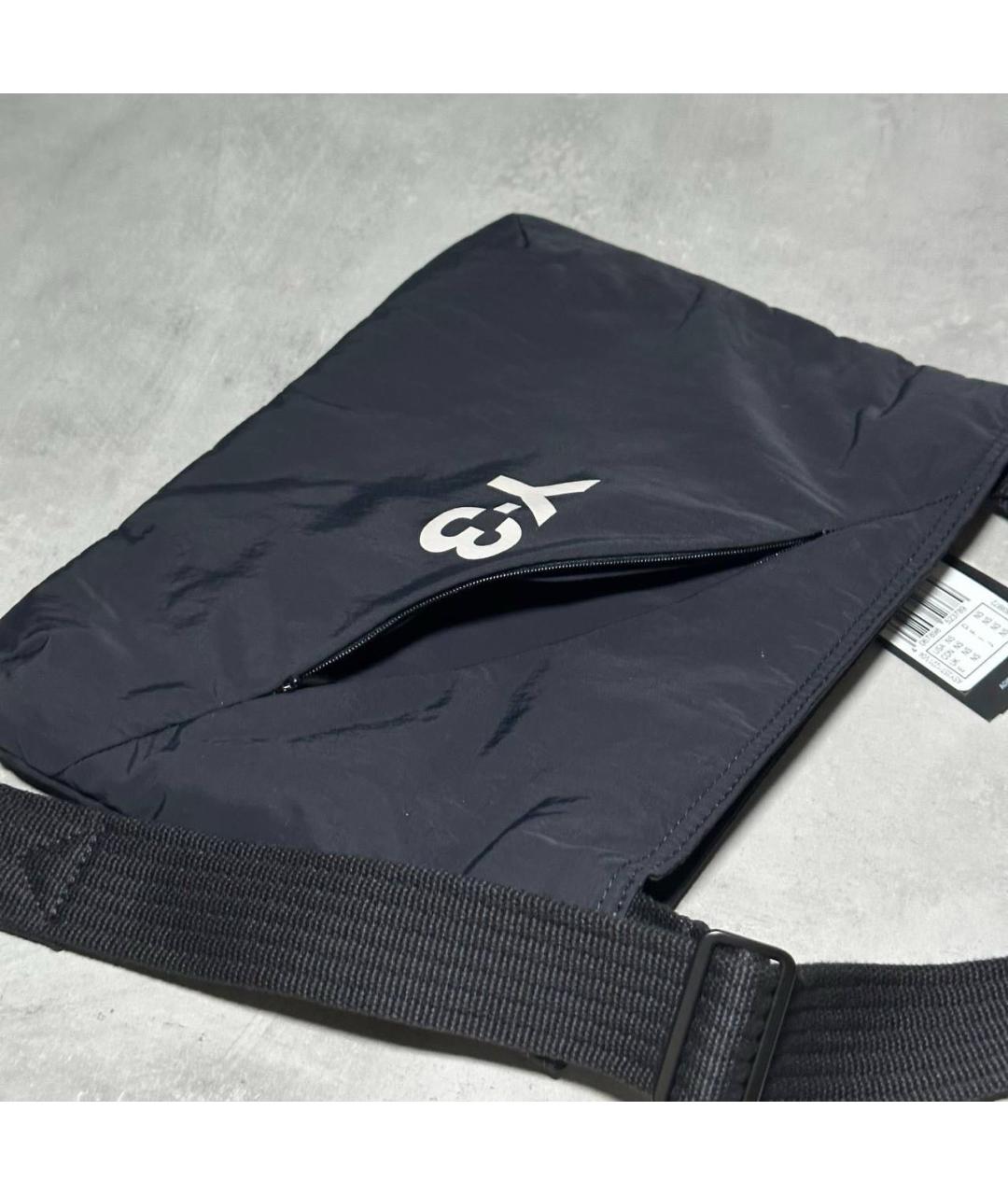 Y-3 Черная сумка на плечо, фото 6