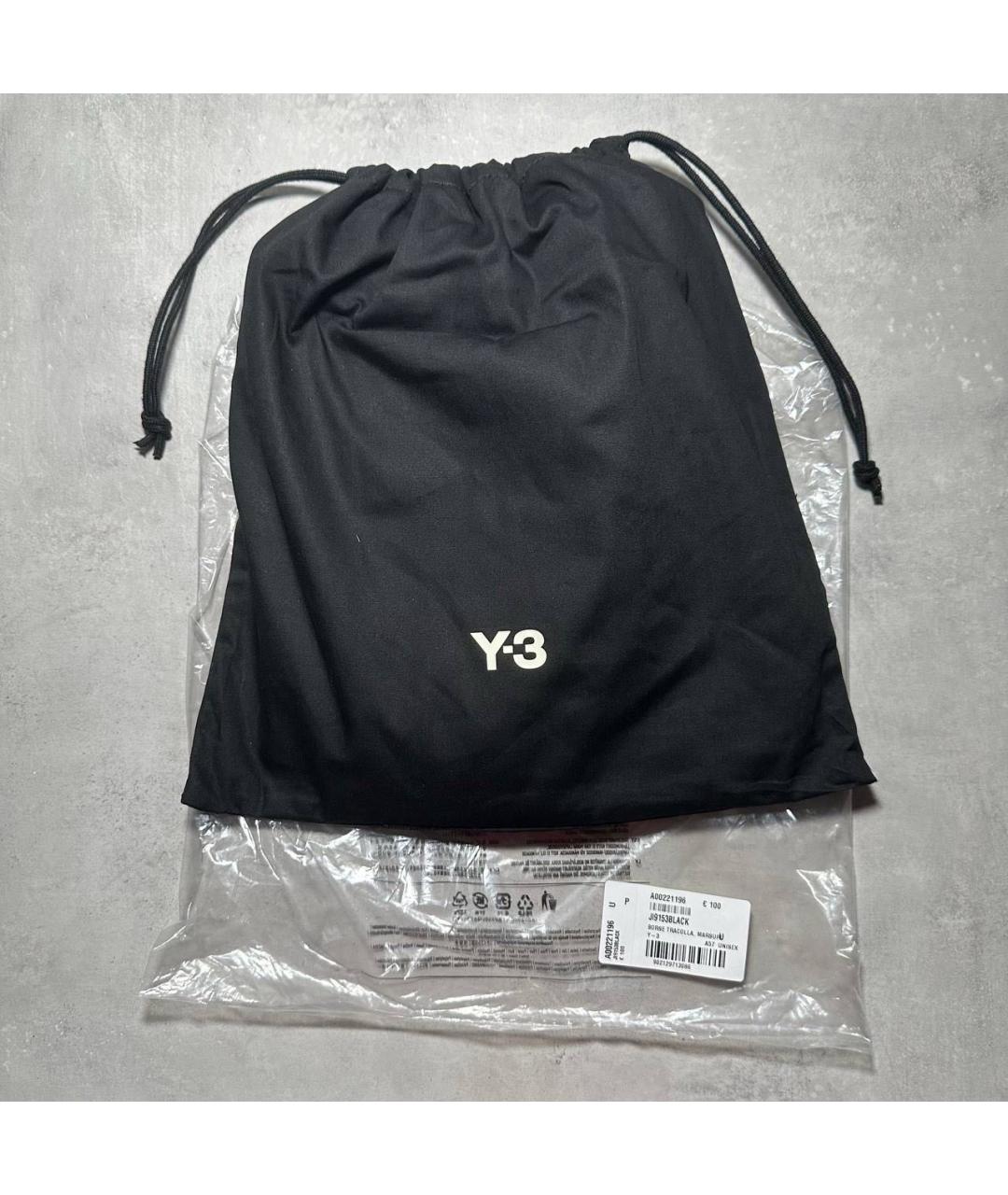 Y-3 Черная сумка на плечо, фото 4