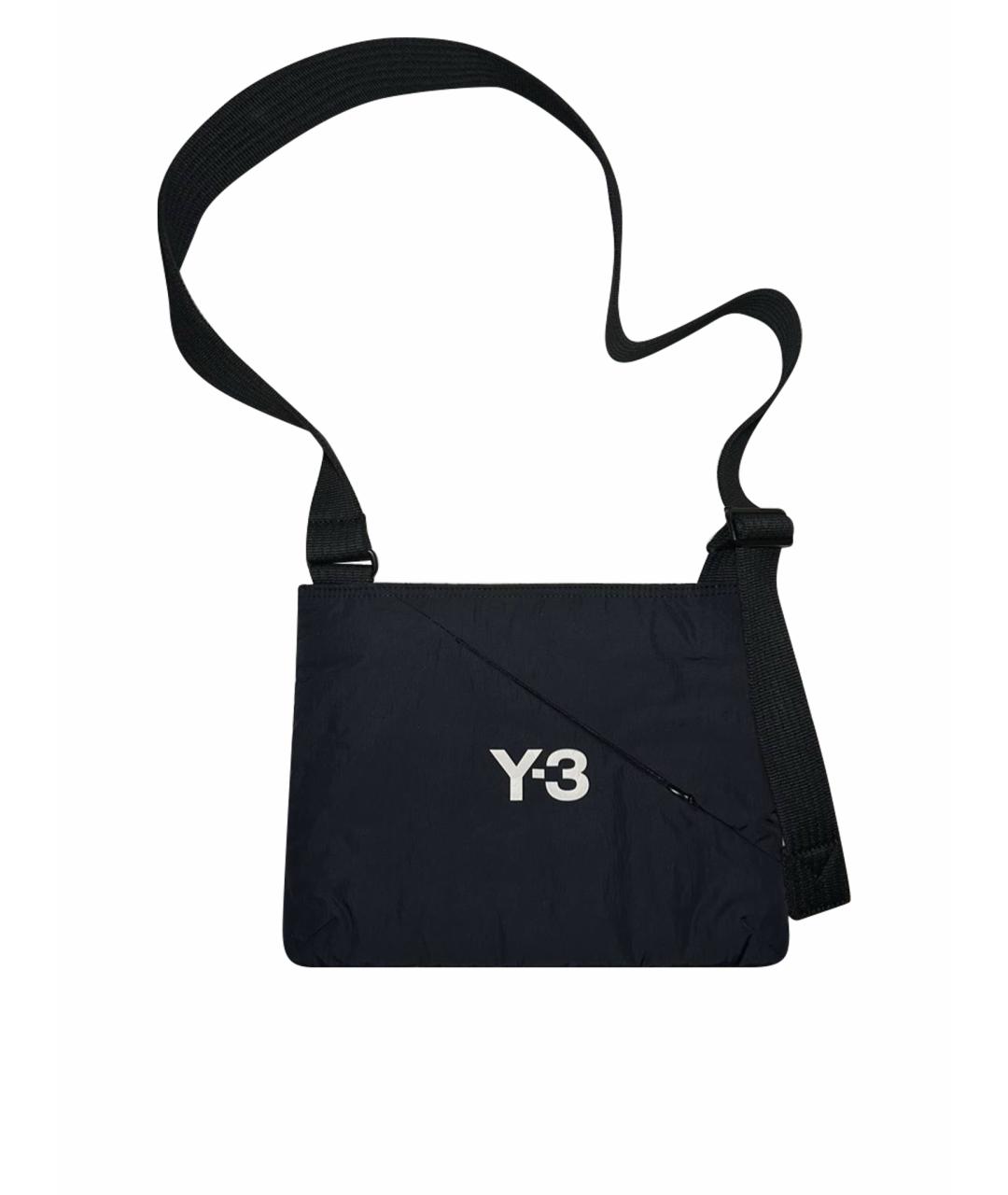 Y-3 Черная сумка на плечо, фото 1