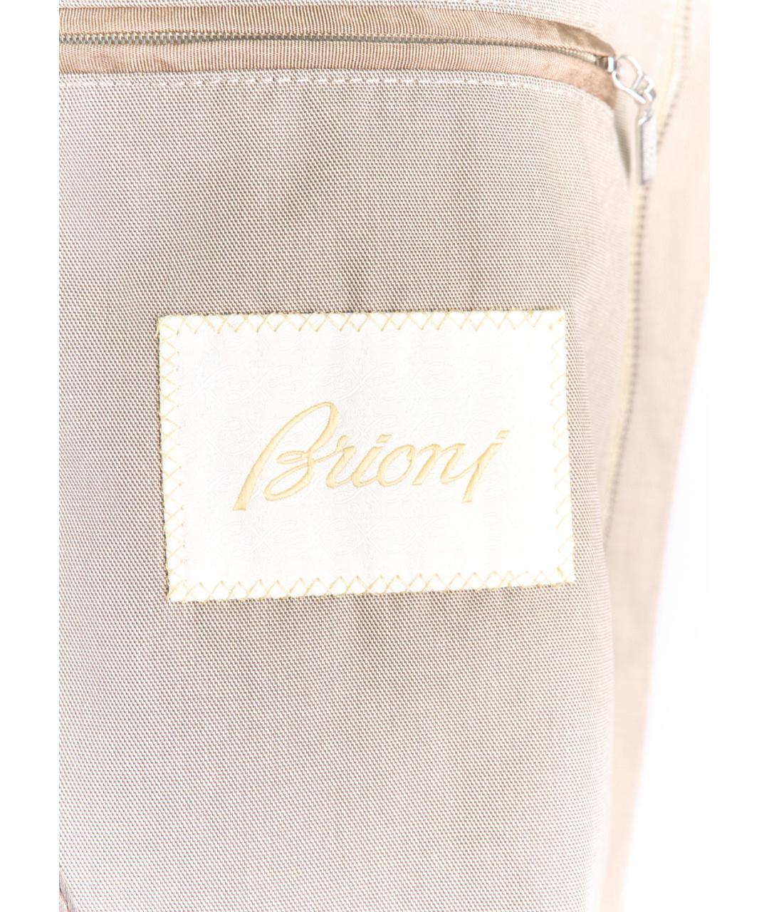 BRIONI Бежевая хлопковая куртка, фото 3