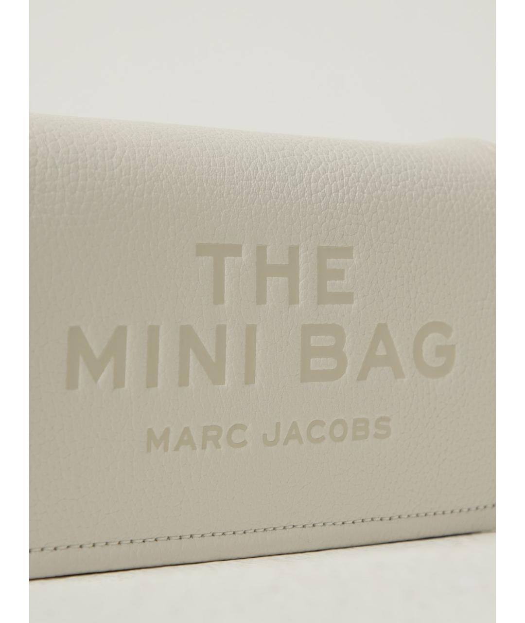MARC JACOBS Бежевая кожаная сумка через плечо, фото 3