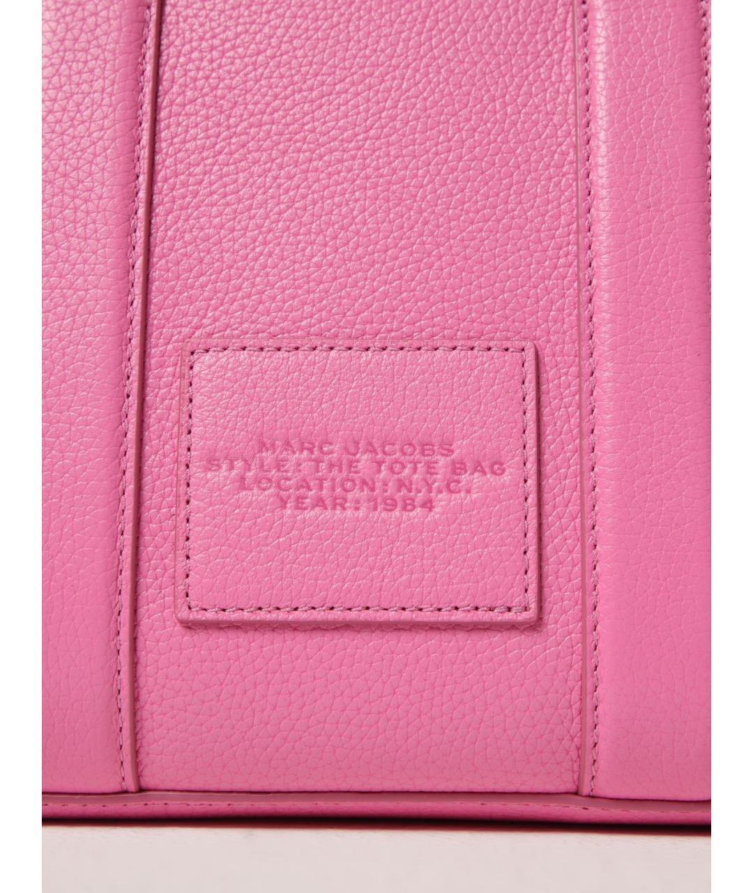 MARC JACOBS Фуксия сумка тоут, фото 3