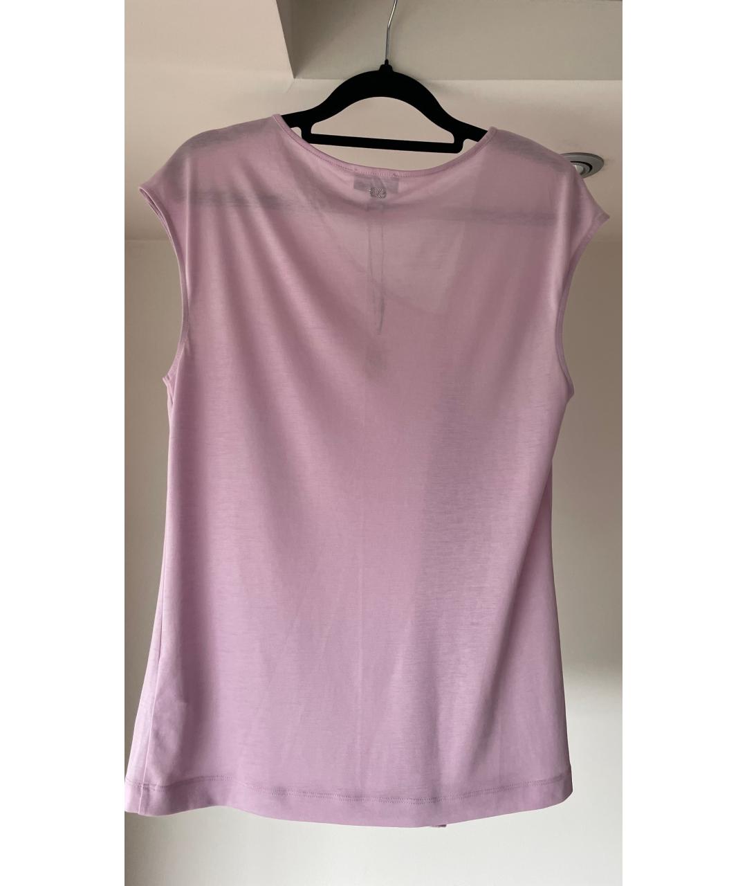 ESCADA Розовая хлопковая футболка, фото 2