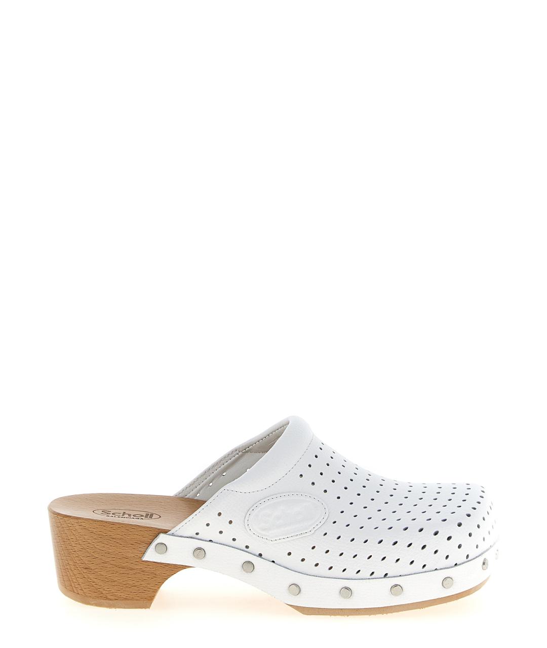 BALENCIAGA Белые шлепанцы, фото 1