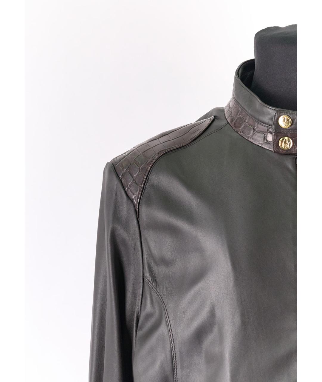 BRIONI Коричневая кожаная куртка, фото 5